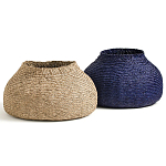 Корзина синяя Elewisa Wicker Basket варинант исполнения - 4 | Loft Concept в Омске