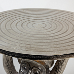 Столик с подстольем в виде обезьянки Bombay Nickel варинант исполнения - 3 | Loft Concept в Омске