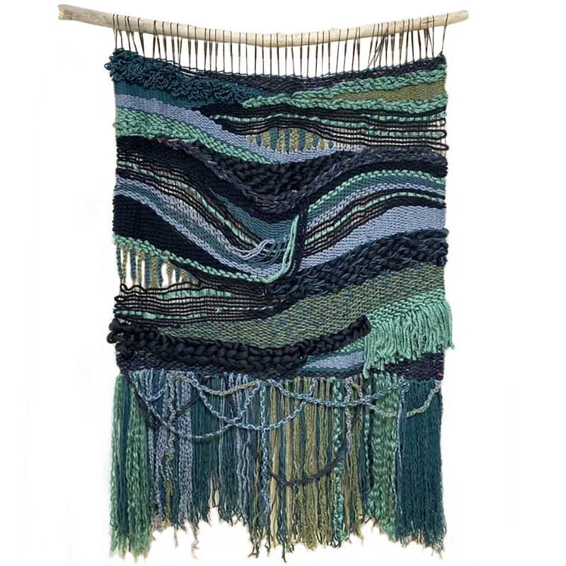  Дизайнерский Гобелен Волшебный Лес  Magic Forest II Зеленый в Омске | Loft Concept 