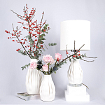 Настольная лампа керамическая бежевая Amazonia варинант исполнения - 2 | Loft Concept в Омске