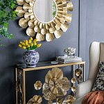 Ваза округлой формы с бело-синим цветочным орнаментом Blue & White Ornament  варинант исполнения - 4 | Loft Concept в Омске