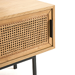 ТВ-тумба с плетеным декором Tate Wicker TV Stand варинант исполнения - 4 | Loft Concept в Омске