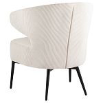 Современное мягкое кресло на металлических ножках Rakush Milk варинант исполнения - 4 | Loft Concept в Омске