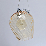 Подвесной светильник со стеклянном плафоном в форме бокала Kaleido варинант исполнения - 4 | Loft Concept в Омске