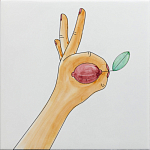 Плитка дизайнерская с рисунком Лимон варинант исполнения - 2 | Loft Concept в Омске