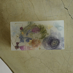 Шкатулка из эпоксидной смолы с цветами белая Epoxy Resin Rectangular Box White варинант исполнения - 6 | Loft Concept в Омске