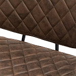 Стул с темно-коричневой обивкой из экокожи Benderson варинант исполнения - 8 | Loft Concept в Омске