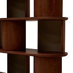 Стеллаж Zacharie Brown Wood Rack варинант исполнения - 4 | Loft Concept в Омске