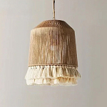 Люстра круглая плетеная с кисточками Small Solar Glow варинант исполнения - 2 | Loft Concept в Омске