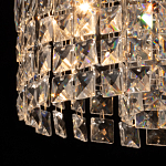 Потолочный светильник круглый с прозрачными подвесками Lunet варинант исполнения - 16 | Loft Concept в Омске