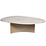 Стол журнальный овальный с контрастным основанием Subsequence варинант исполнения - 2 | Loft Concept в Омске