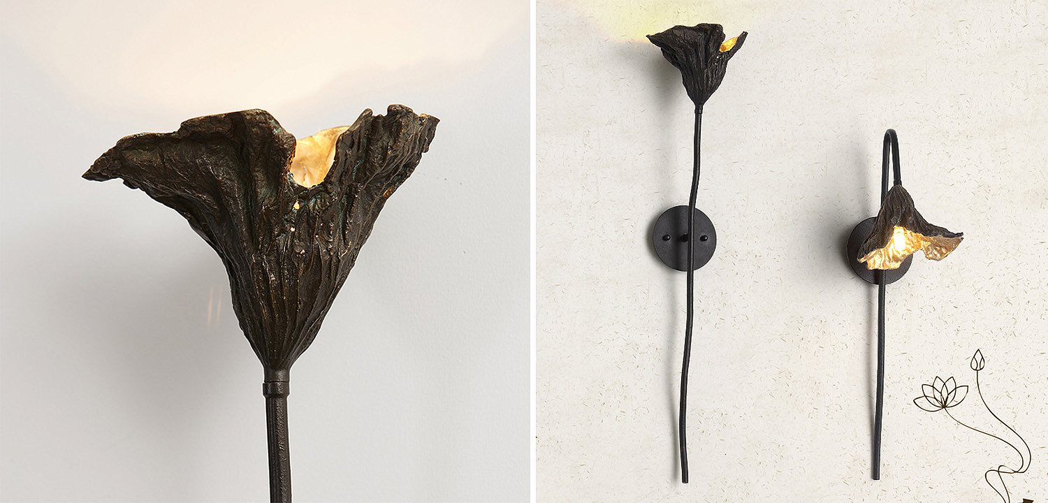 Настенный светильник Увядший Лотос Withering Lotus Lamp II Настенный светильник Увядший Лотос Withering Lotus Lamp II - Loft-Concept в Омске
