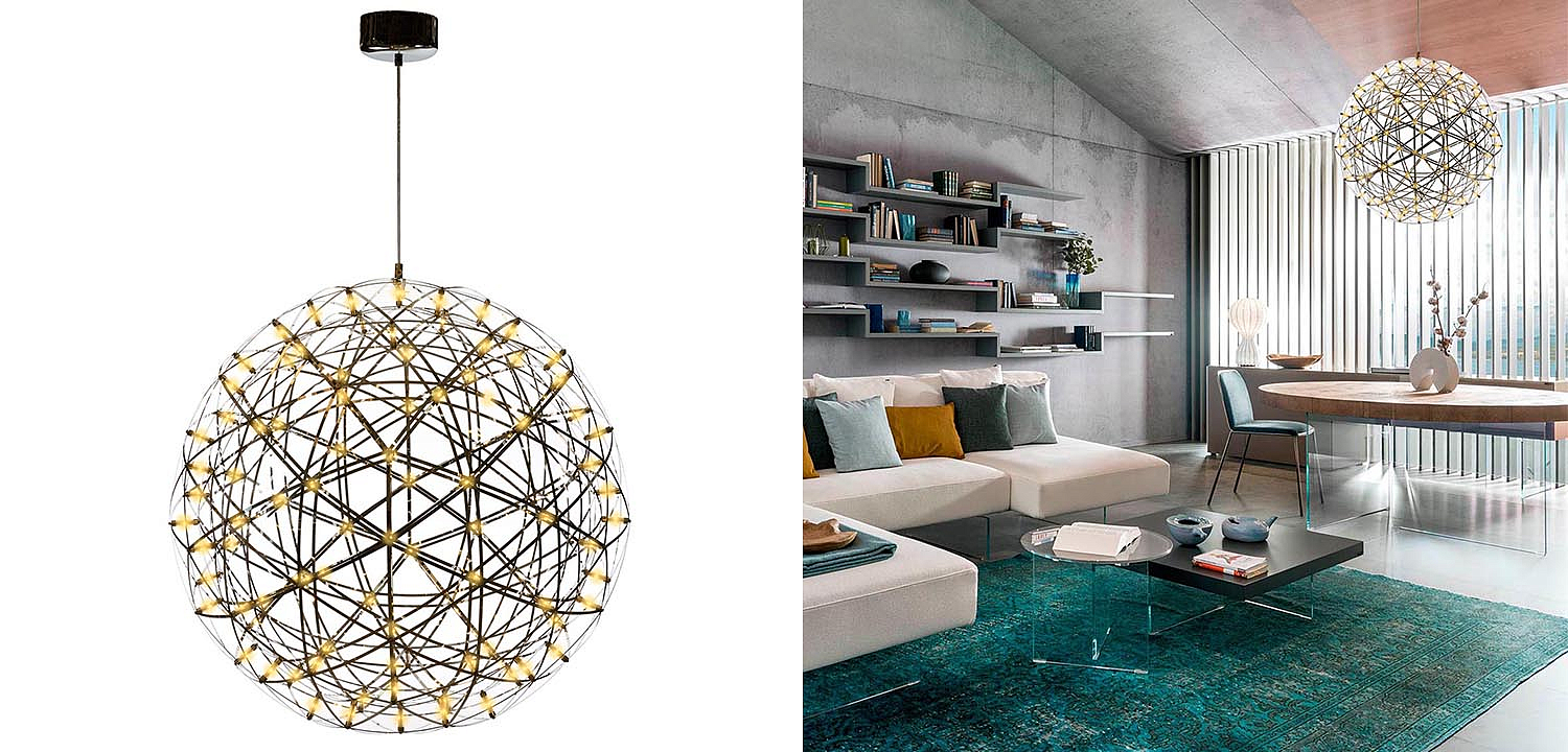 Люстра Moooi 3D Sphere Yellow lamp L Люстра Moooi 3D Sphere Yellow lamp L - Loft-Concept в Омске