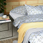 Постельное белье из сатина с рисунком 200х220 см Aurora Allure Sprout варинант исполнения - 4 | Loft Concept в Омске