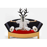 Дизайнерский диван с двумя подушками-валиками Poltronova Mitzi Sofa варинант исполнения - 9 | Loft Concept в Омске