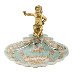 Блюдо с бронзовым ангелом Porcelain Angels of Paradise варинант исполнения - 1 | Loft Concept в Омске