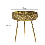 Столик дизайнерский Coth of gold варинант исполнения - 8 | Loft Concept в Омске