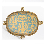 Чаша с орнаментом на ножках в виде бронзовых ангелов Eden Garden варинант исполнения - 4 | Loft Concept в Омске