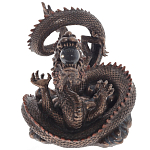 Декоративная статуэтка Дракон Фуцанлун Fuzanglong Dragon Brown Statuette варинант исполнения - 3 | Loft Concept в Омске