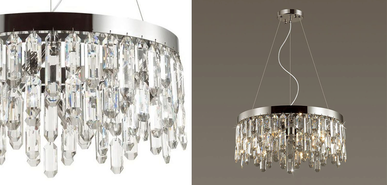 Люстра Crystal Polyhedrons Round Chrome Люстра Crystal Polyhedrons Round Chrome - Loft-Concept в Омске