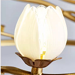 Люстра с ветвистым каркасом и плафонами в виде лотосов Chandelier Lotus варинант исполнения - 1 | Loft Concept в Омске