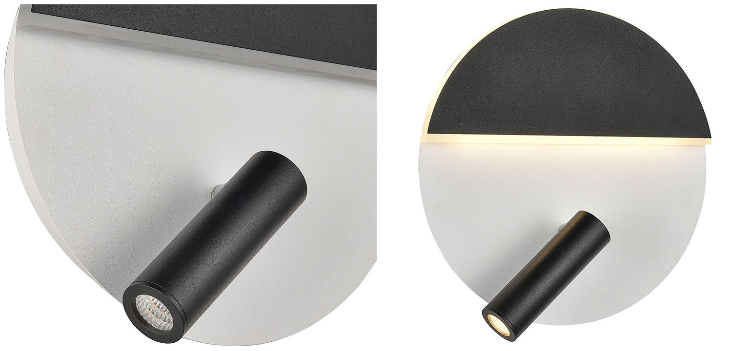 Бра Shon White Black Wall Lamp Бра Shon White Black Wall Lamp - Loft-Concept в Омске