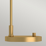 Настольная лампа с конусообразным плафоном и внутренней частью золотого цвета Alora Mood варинант исполнения - 7 | Loft Concept в Омске