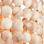 Люстра с каскадом из круглых декоративных элементов Texture Discs варинант исполнения - 1 | Loft Concept в Омске