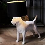 Лампа COLLECTION OF DOGS с абажуром Бультерьер варинант исполнения - 12 | Loft Concept в Омске