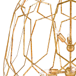 Люстра овальная с переплетенными ромбами Large Scale Artwork варинант исполнения - 1 | Loft Concept в Омске