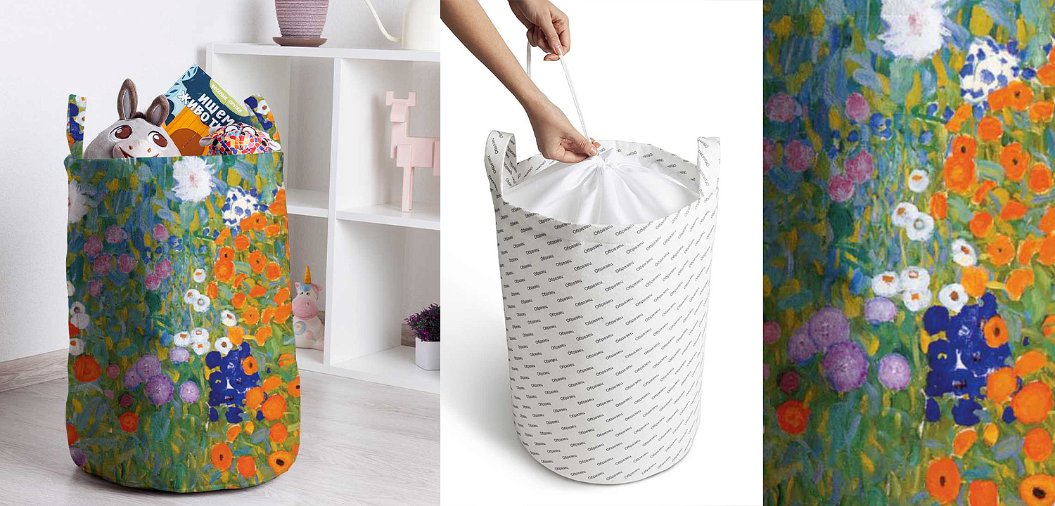 Корзина Flowers Impressionism Basket Корзина Flowers Impressionism Basket - Loft-Concept в Омске
