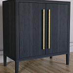 Современный Буфет Primo с 2 дверцами Черный дуб варинант исполнения - 3 | Loft Concept в Омске