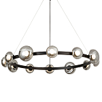 Светодиодная кольцевая люстра IONA Сhandelier black варинант исполнения - 3 | Loft Concept в Омске