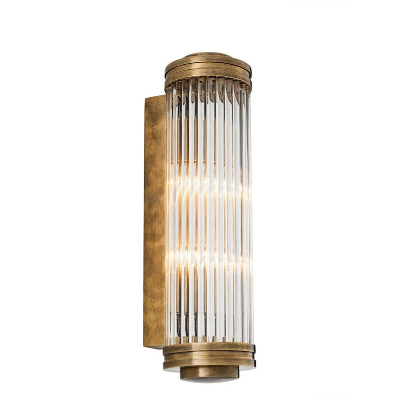 Бра Wall Lamp Gascogne L Brass Латунь Прозрачное Стекло в Омске | Loft Concept 