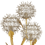 Торшер в виде цветка одуванчика Hanging Dandelion варинант исполнения - 1 | Loft Concept в Омске