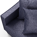 Мебельная ткань Шенилл синий цвет 138 см T4-33 варинант исполнения - 2 | Loft Concept в Омске