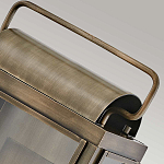 Настенный фонарь прямоугольной формы цвета состаренная латунь с двумя лампами Hinkley варинант исполнения - 4 | Loft Concept в Омске