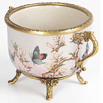 Фарфоровая чаша с бронзовыми элементами Eden Garden варинант исполнения - 2 | Loft Concept в Омске