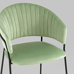 Стул в велюре фисташкового цвета Horizon варинант исполнения - 6 | Loft Concept в Омске