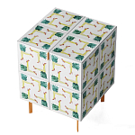 Тумба  с рисунком Short Pina Colada Orange варинант исполнения - 2 | Loft Concept в Омске