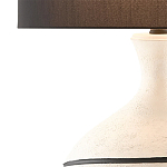 Настольная лампа фактурная с черными круговыми линиями на корпусе Recess варинант исполнения - 1 | Loft Concept в Омске