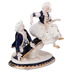 Статуэтка фарфоровая Влюбленная пара Charming Statuette варинант исполнения - 1 | Loft Concept в Омске