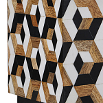 Настольная лампа с фигурным узором и трапециевидным абажуром Сonundrum варинант исполнения - 1 | Loft Concept в Омске