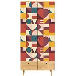 Шкаф с принтом The rebus of love варинант исполнения - 2 | Loft Concept в Омске