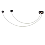 Подвесной светильник с двойными световыми дугами  Luke Lampco Tracer Lamp варинант исполнения - 1 | Loft Concept в Омске