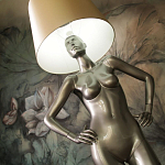 Лампа MANNEQUIN LAMP с абажуром руки на талии варинант исполнения - 9 | Loft Concept в Омске