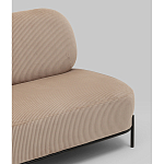 Диван Стоун велюр рельефный бежевый варинант исполнения - 3 | Loft Concept в Омске