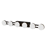 Бра с 6-ю круглыми плафонами на черном основании Maxine Light варинант исполнения - 1 | Loft Concept в Омске