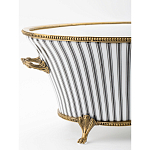 Кашпо Black white stripe варинант исполнения - 4 | Loft Concept в Омске