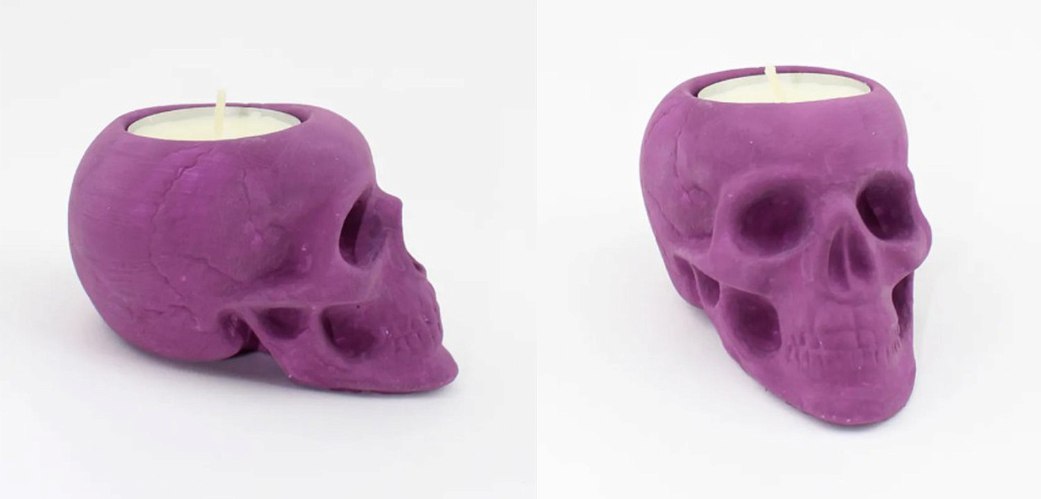Подсвечник Purple Skull - Loft-Concept в Омске